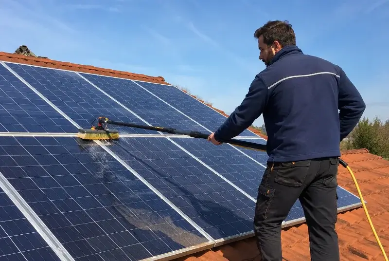 Nettoyage et entretien de panneaux solaires à Barinque
